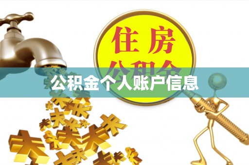 浉河公积金个人账户信息