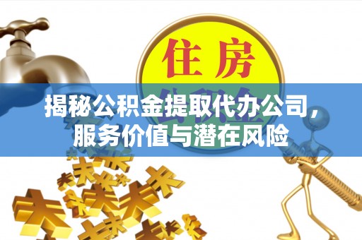 浉河揭秘公积金提取代办公司，服务价值与潜在风险