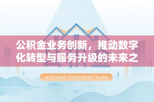浉河公积金业务创新，推动数字化转型与服务升级的未来之路