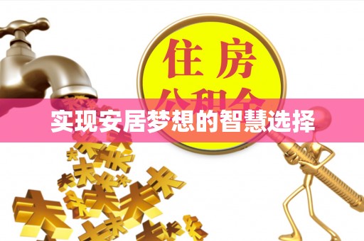 浉河实现安居梦想的智慧选择