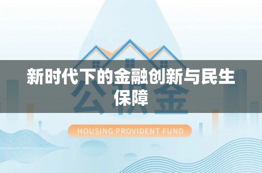 浉河新时代下的金融创新与民生保障